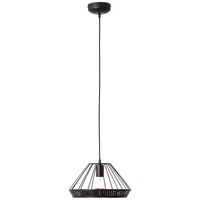 Pendel Lampe Decken HäNge Leuchte Beleuchtung Schwarz Matt Rattan Neu