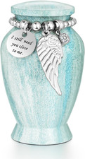 Small Urns for Human Ashes Keepsake 2.85 Inch Memorial Mini Cremation Urn for Wo