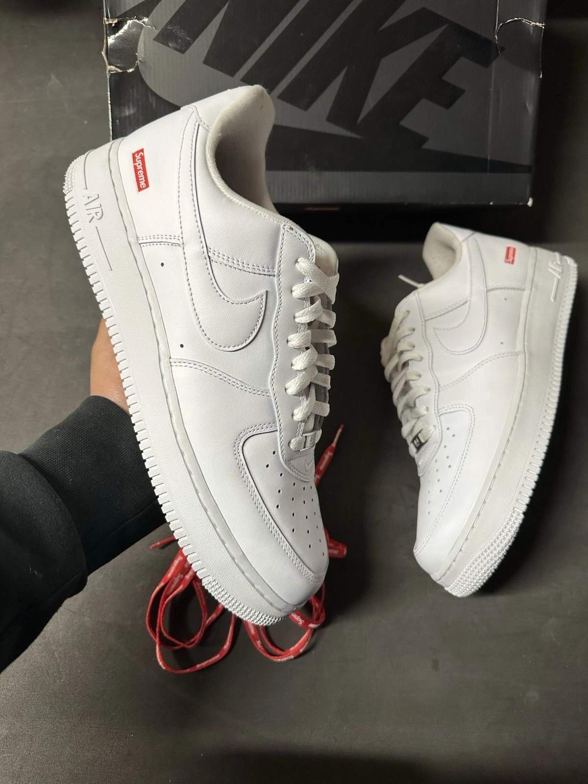 Supreme Air Force Blanc Taille 11,5M (Occasion) ENVOI RAPIDE 