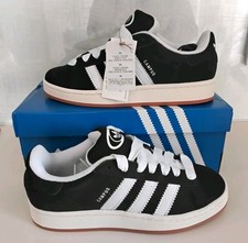 Adidas Campus 00s Core Black Men  s 6 /Women  s 7 HQ8708 Gum Sole New
