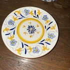 Vintage Stangl Pottery Fairlawn 6” bread Plate in excellent condition Folk art