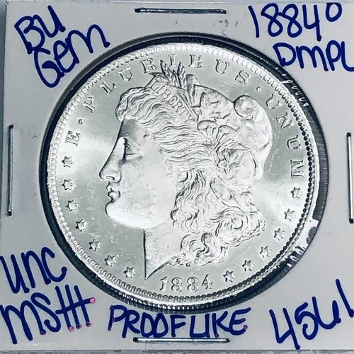 1884 O BU UNCIRCULATED MORGAN SILVER DOLLAR AUTHENTIC U.S.MINT FREESHIPPING 4561