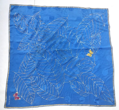 Hanae Mori Seidentuch. Vtg silk scarf. Gebraucht. 100% Seide. 90cm*90cm