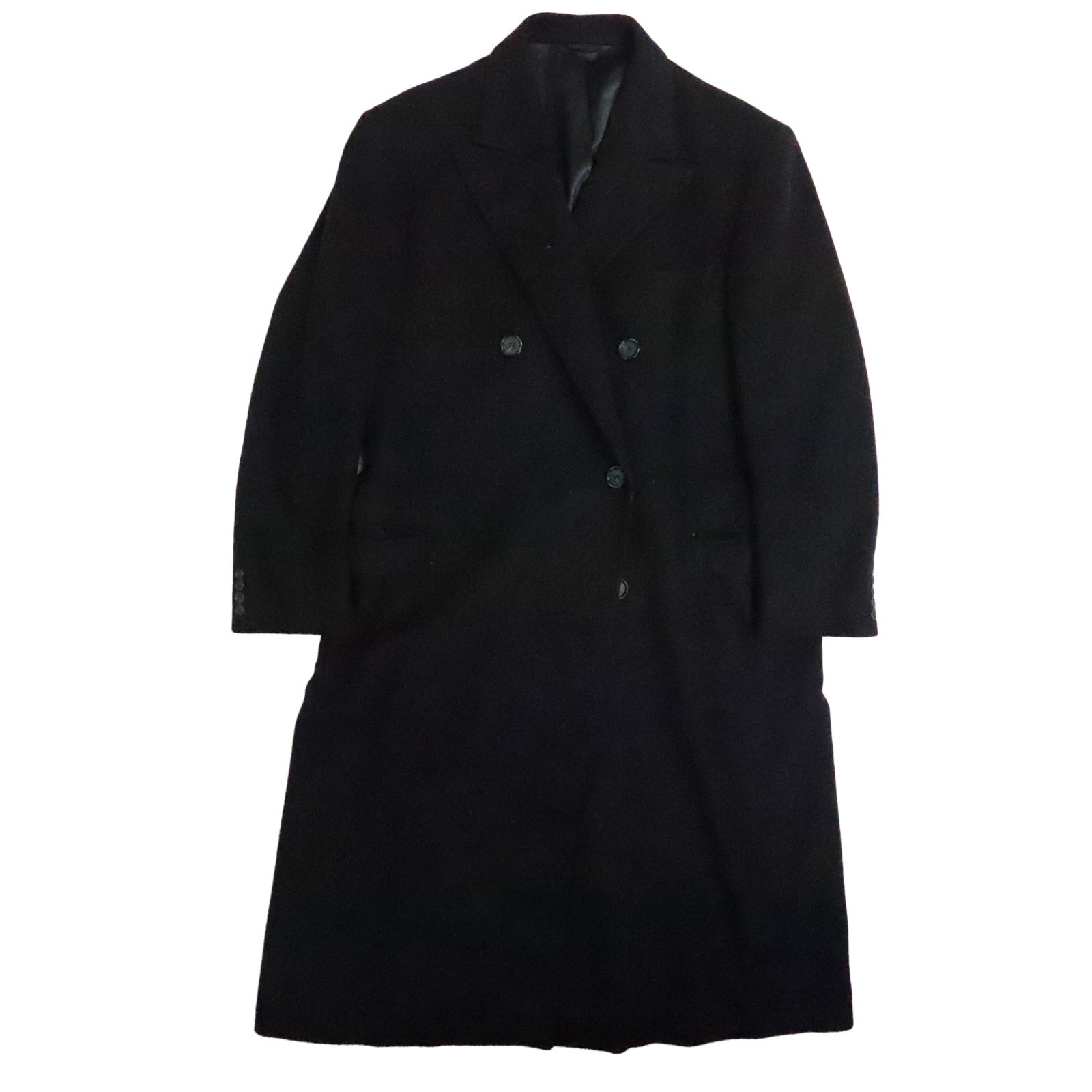 Vintage Polo University Club Ralph Lauren Wool Coat Jacket 44L Double Breasted
