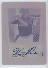 2011 Bowman Chrome Printing Plate Magenta 1/1 Kendrick Perkins #BCP189 Auto 05fy