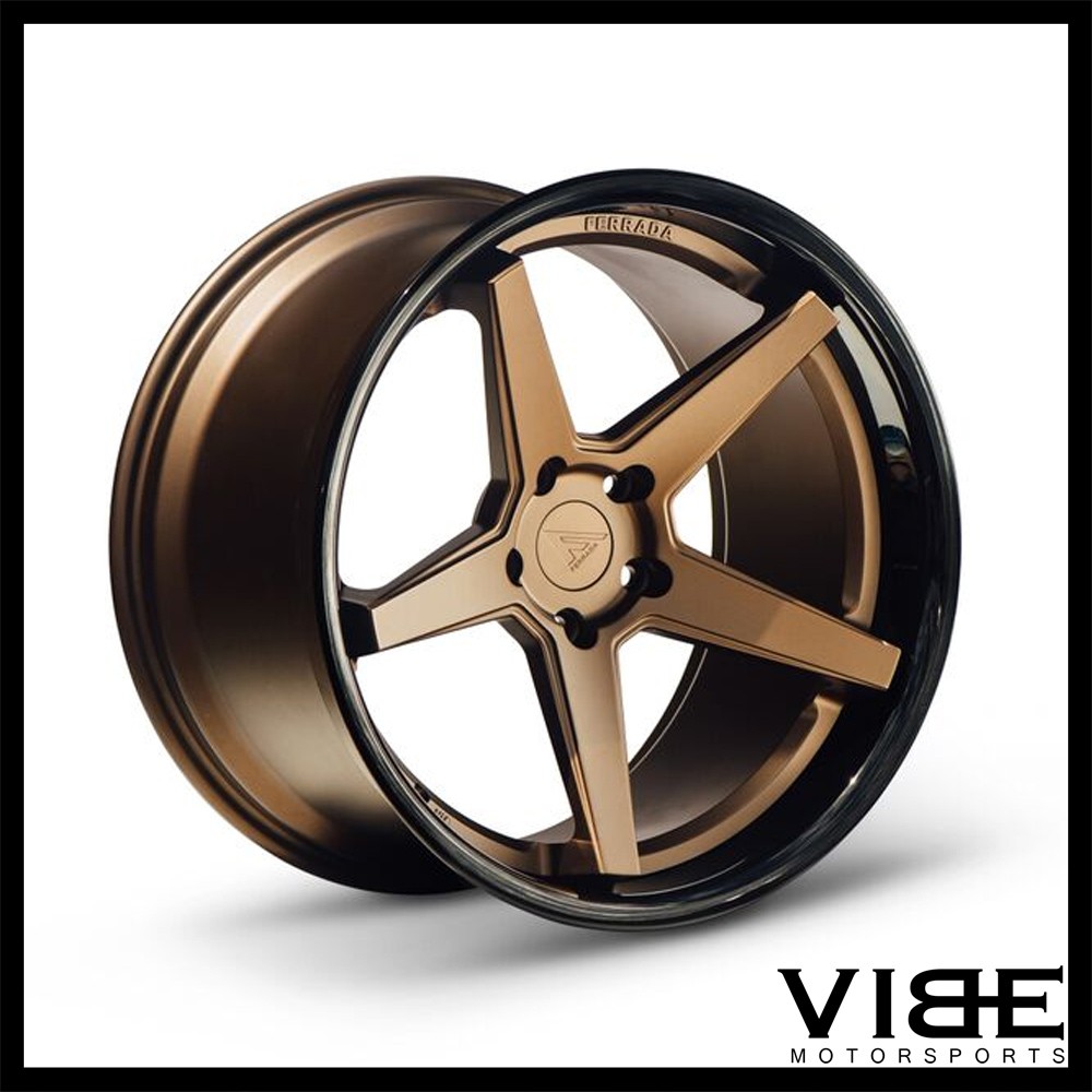 20" FERRADA FR3 BRONZE CONCAVE WHEELS RIMS FITS MASERATI GHIBLI