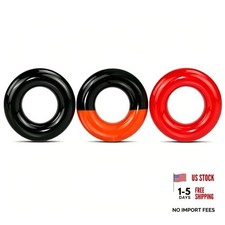 Golf Swing Weight Rings 3-Pack Donut Style Weighted Warm Up Accessories