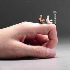 Figura maschile in miniatura in scala 1/64, statuetta di piccole dimensioni