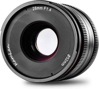Kamlan KML2814FJF 28mm F/1.4 APS-C lrg Aperture Manual Focus Standard Prime lens