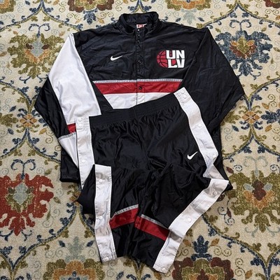 NCAA UNLV Rebels Team Player Issued Warm Up Basketball Jacket Men's 2XL +3 USA