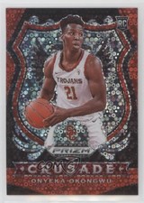 2020 Panini Prizm Draft Picks Crusade Fast Break Red /125 Onyeka Okongwu #85 3wu