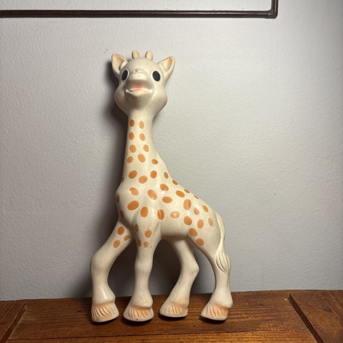 Vintage Sophie The Giraffe SLG Natural Rubber Teether Squeaker Toy France