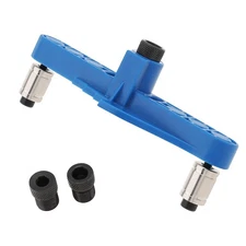 Dowel Jig Kit with  6mm 8mm 10mm Bit, Hole Drill Guide Self Centering Doweling