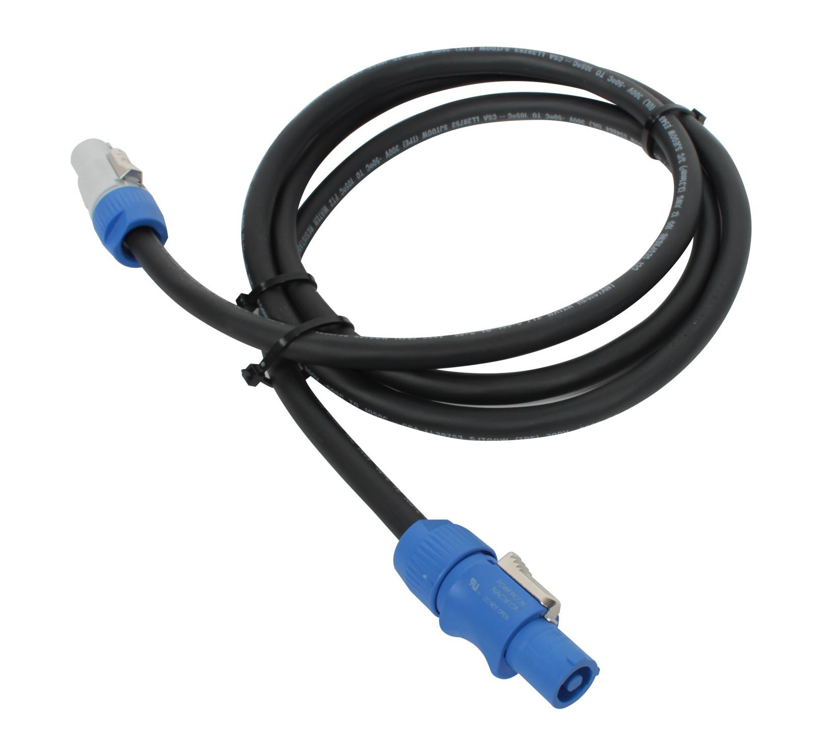 Elite Core 12 Gauge 6 ft Neutrik PowerCon Cable Connectors A Blue to B ...