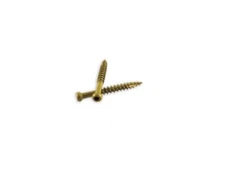 Woodpro #7 X 2-1/2 In. Ppg 1000 Hour Golden E-Coat Trim Head Screws 5Lb
