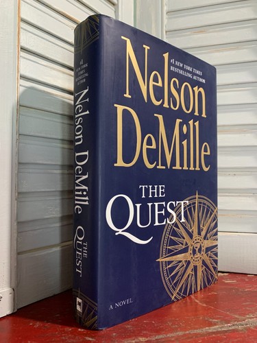 SIGNED - THE QUEST : A Novel by Nelson DeMille (2013, Hardcover)-1st ed. - Picture 3 of 9