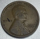 1921 P Lincoln Wheat Cent Penny G-VG SR916