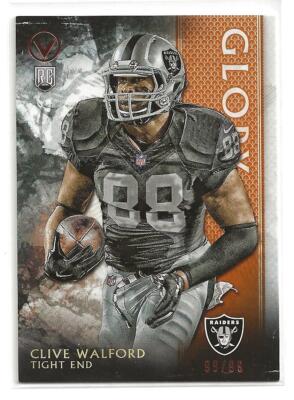 2015 Topps Valor Clive Walford Glory Parallel Rookie Card 99/99