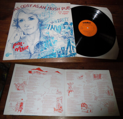 Pat Arthur - As Cozy As An English Pub LP Rare French UK Folk W/Booklet 77'