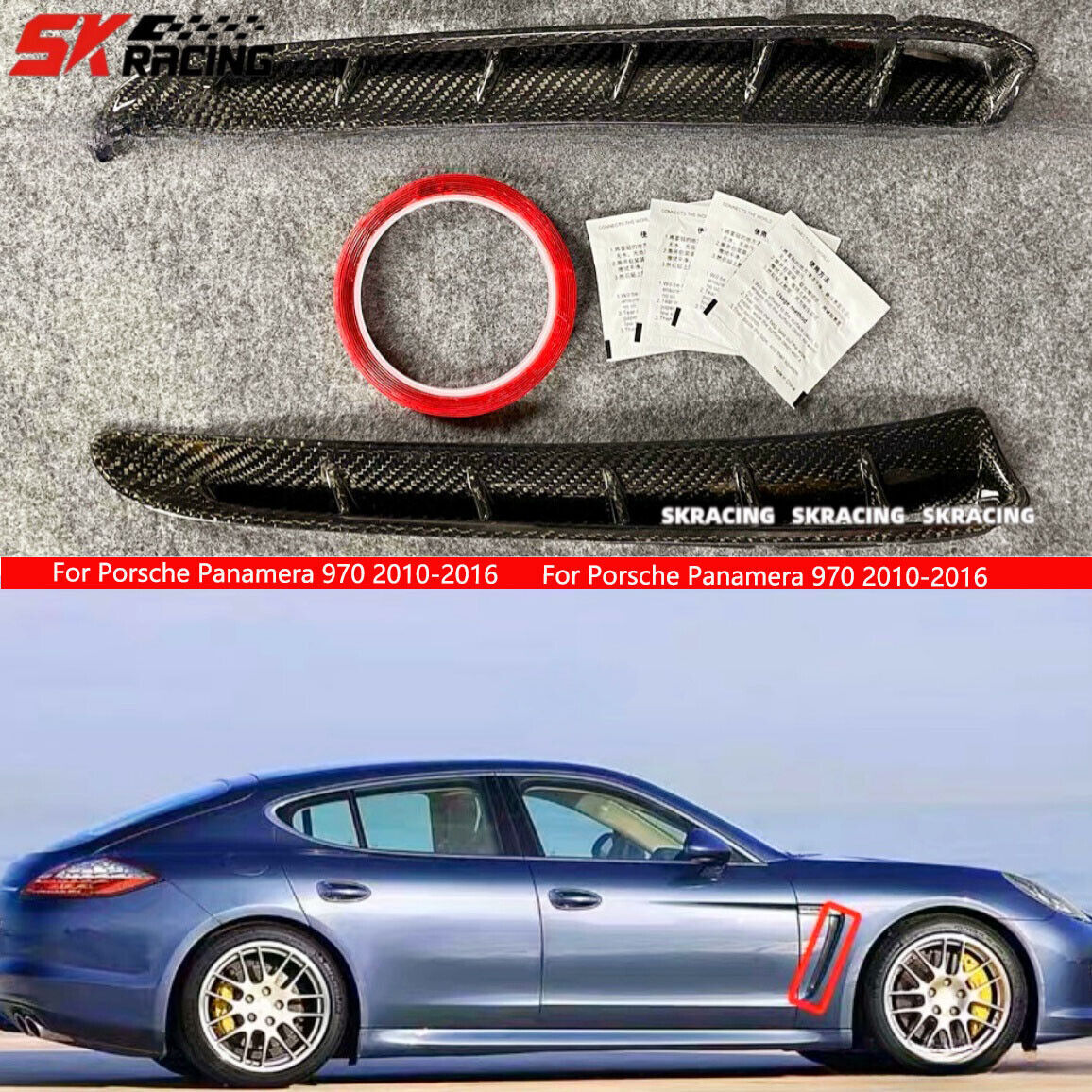Standard Hood Fender & Mirrors | PORSCHE PANAMERA 4S 2017 Standard Hood Fender & Mirrors | PORSCHE PANAMERA 4S 2017