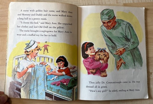 Vtg Goodbye Tonsils Little Golden Book 1971 First Printing Anne Welsh Guy - Picture 7 of 13