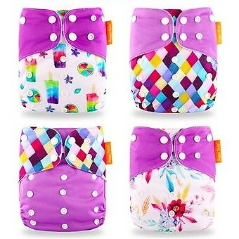 Happy Flute Cloth Diaper 4 Pieces with inserts - Bild 22 von 25