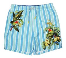 Tommy Bahama Naples Havana Cabana Swim Trunks Men's Bathing Suit M NWT Blue