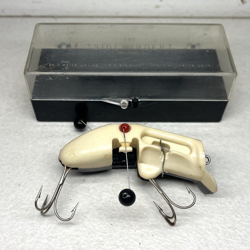 AN-O-MATED LURE COMPANY THE SIDEWINDER Mechanical Fishing Lure PRETZ-L-LURE Vtg
