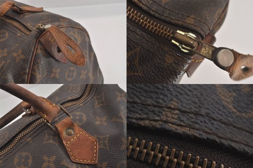 Authentic Louis Vuitton Monogram Speedy 30 Hand Boston Bag M41526 LV 7294M - Imagen 7 de 10