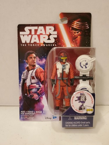 Star Wars The Force Awakens 3,75 Zoll Figur Space Mission Poe Dameron Neu MIB - Bild 1 von 2