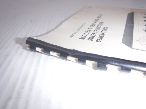 Wavetek 180 And 180LF Sweep/Function Generators Manual 180 Rev D / 180LF Rev C - Picture 9 of 17