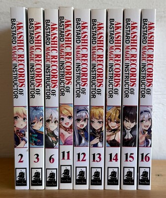 Akashic Records of Bastard Magic Instructor (Vol. 2,3,6,11-16) Eng.Manga GNs NEW