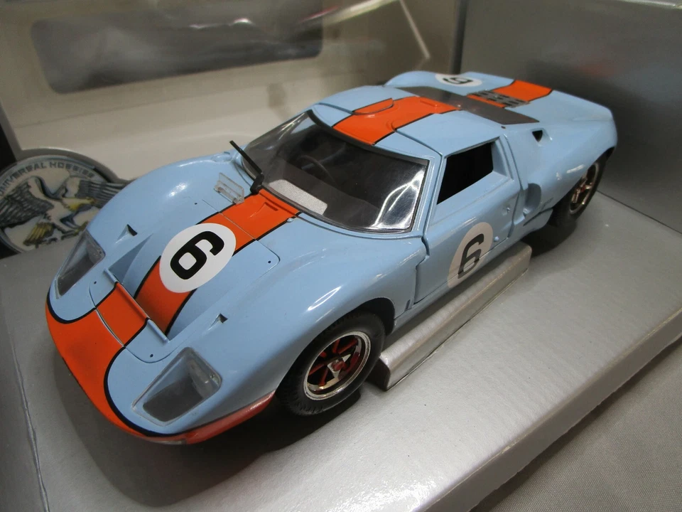 AR897 UNIVERSAL HOBBIES EAGLE'S RACE 1/18 FORD GT40 MKII #6 LE MANS REF 300800 - Photo 2/4