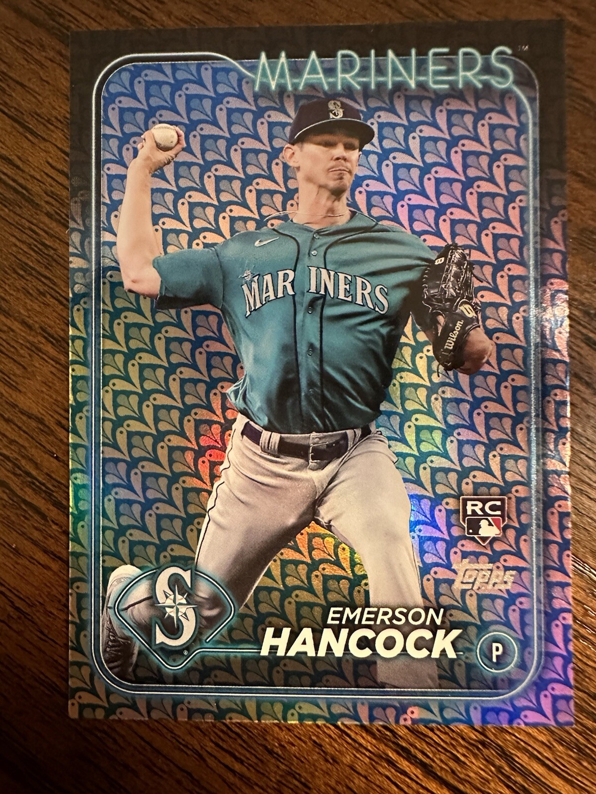 2024 Topps Series 1 - Holiday #39 Emerson Hancock (RC) - Easter Parallel