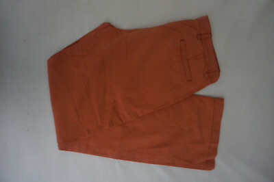 ALBERTO Sean Herren Jeans comfort chino Hose Gr.52 ca. W35 L34 orange dünn NEU.