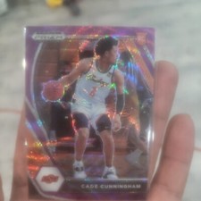 CADE CUNNINGHAM RC 2021 Prizm Draft Picks Purple Wave Prizm #1 Free Shipping