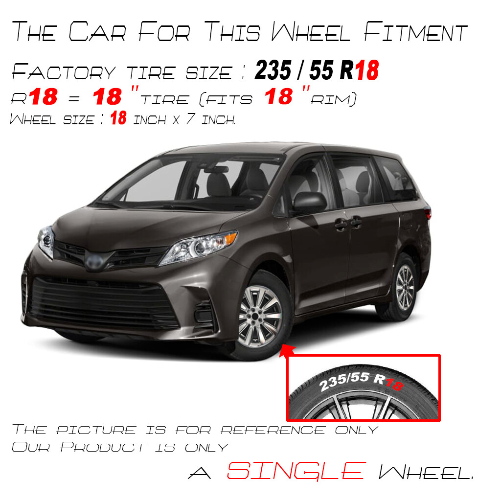 シエナ　XLE 純正ホイール 北米トヨタ シエナXLE 純正ホイール トヨタ シエナ 4WD XLE