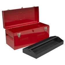 Sealey Toolbox with Tote Tray 510mm Toolboxes Quality Work Tools AP533