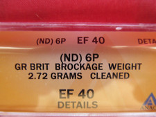 GREAT BRITAIN UK MINT ERROR coin BROCKAGE ANACS GRADED RARE hard to find