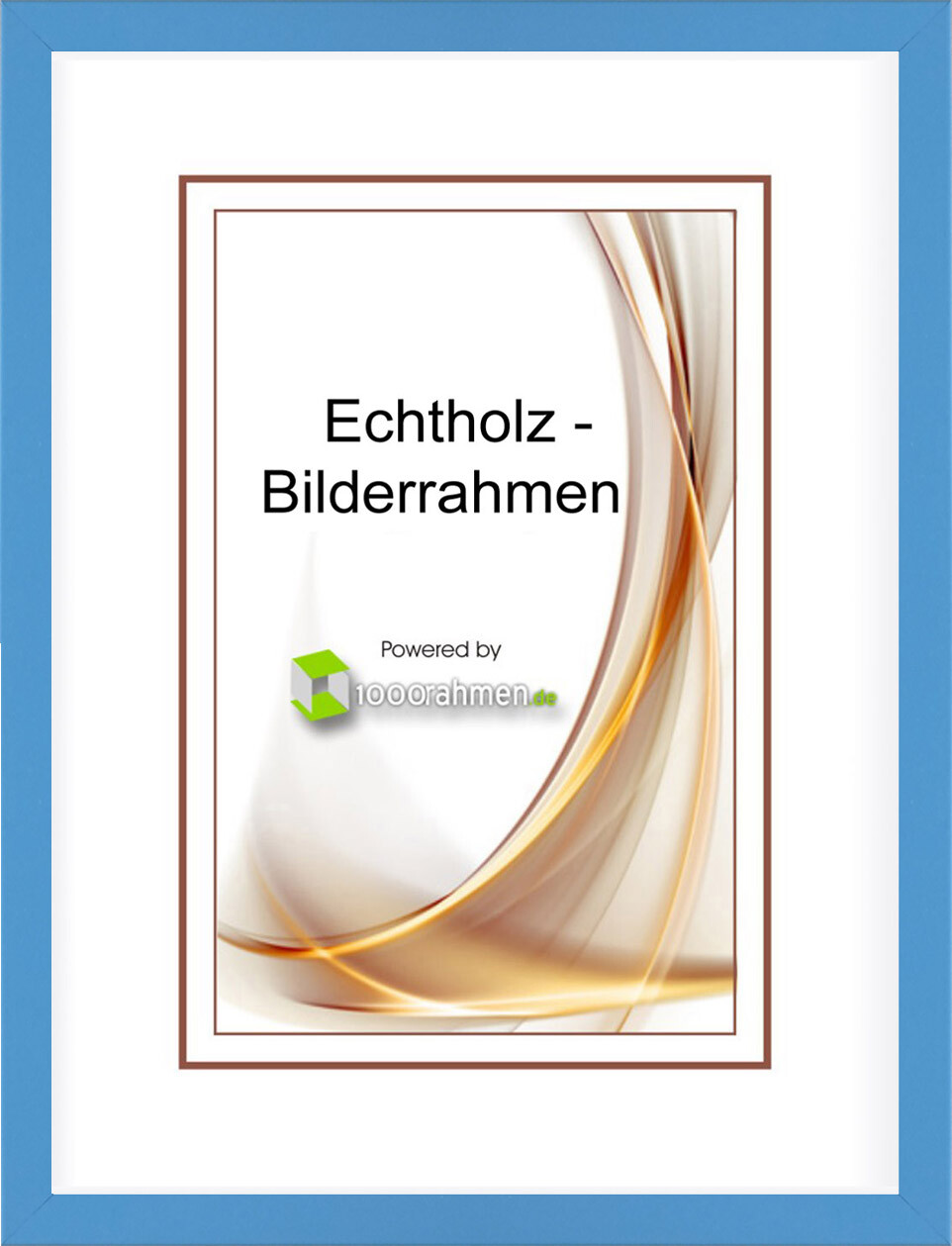 Echt Holz Bilderrahmen Plano mit Echtglas Posterrahmen ab 10x15 bis 40x60