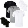 Calvin Klein Men's 3 Pack Classic Fit 100% Cotton V-Neck or Crew Neck Undershirt