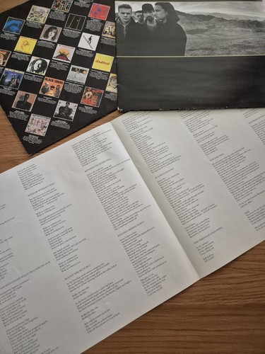 U2 Joshua Tree LP Album Gatefold Sleeve 1987 Vinyl Record - Picture 16 of 18