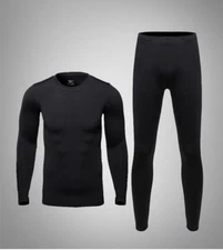 Mens Clothing Thermal Thermos Underwear Long Johns Underware Set for Cycling Ski