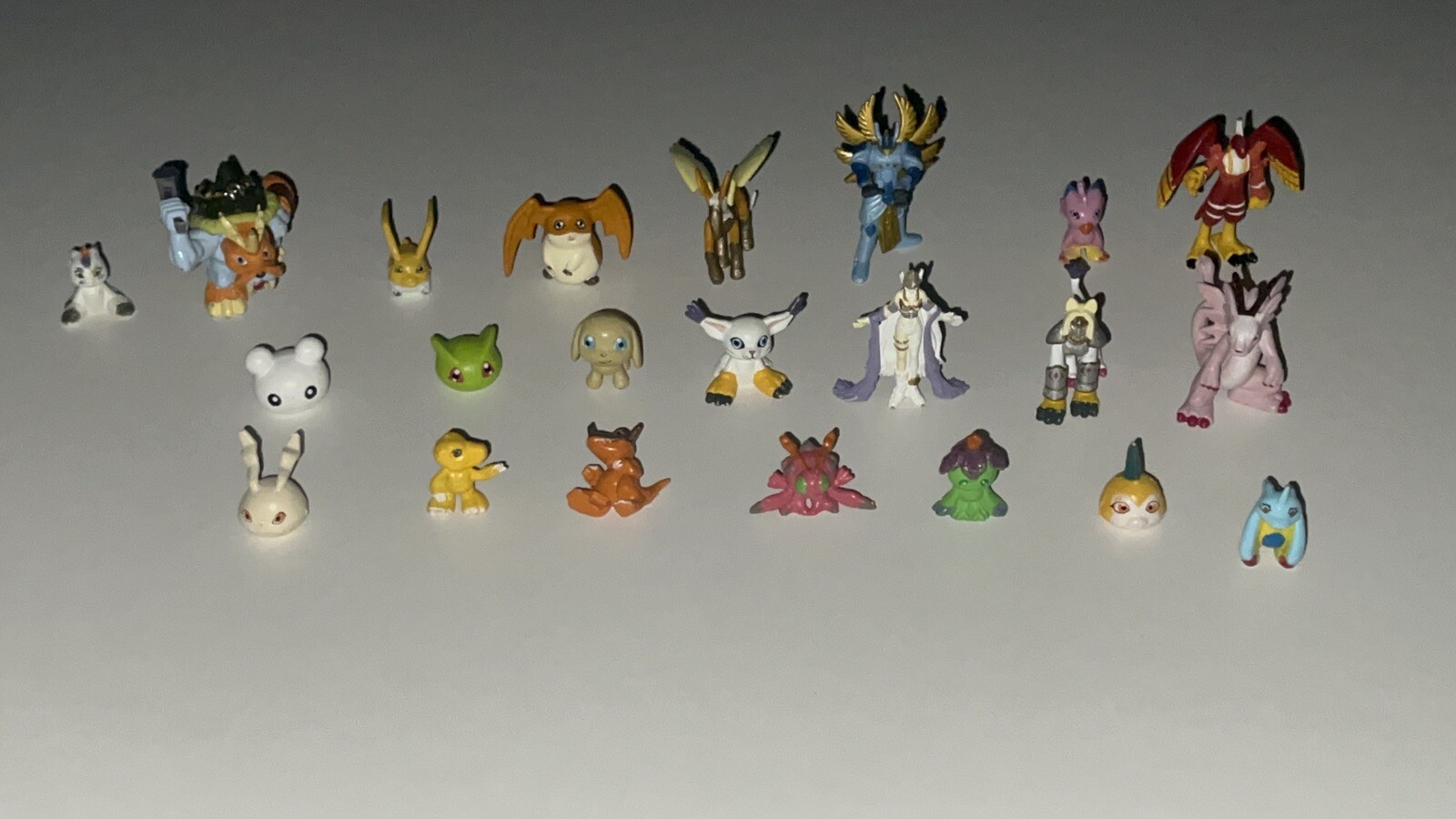 95 Vintage Gashapon Digimon Bandai 00/01 Mini Toy Figures GOOD CONDITION