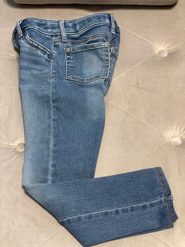 Girls Size 7 JUMPING BEANS Adventure Jean Faded Whiskers-Effect Ankle Jeggings - Picture 2 of 16