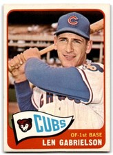 1965 Topps Len Gabrielson Chicago Cubs #14