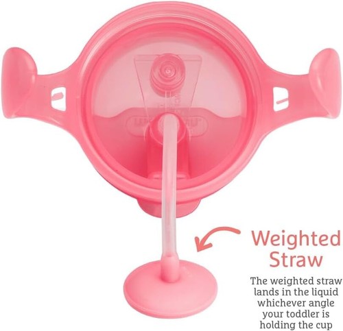 2 x Tip&Sip Munchkin Baby Toddler Drinking Straw Training Cup - 200 ml 6m+ - Picture 6 of 9