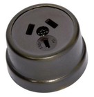 deco power outlet,socket,traditional ,antique brass brown face TH 5554