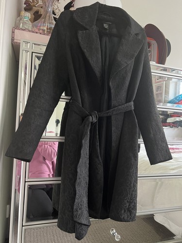 xcepsion Jacket Women small Black Wrap Around In Excellent Condition It50 - Picture 3 of 7