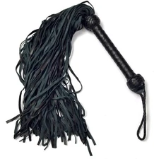 BDSM Genuine Cowhide Thick Leather  Flogger 75 Tails Heavy & Thuddy impact Whip